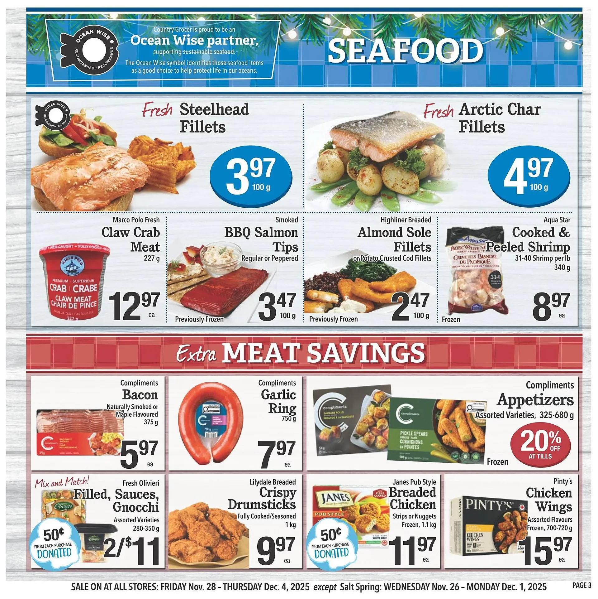 Country Grocer flyer from November 27 to December 3 2025 - flyer page 3