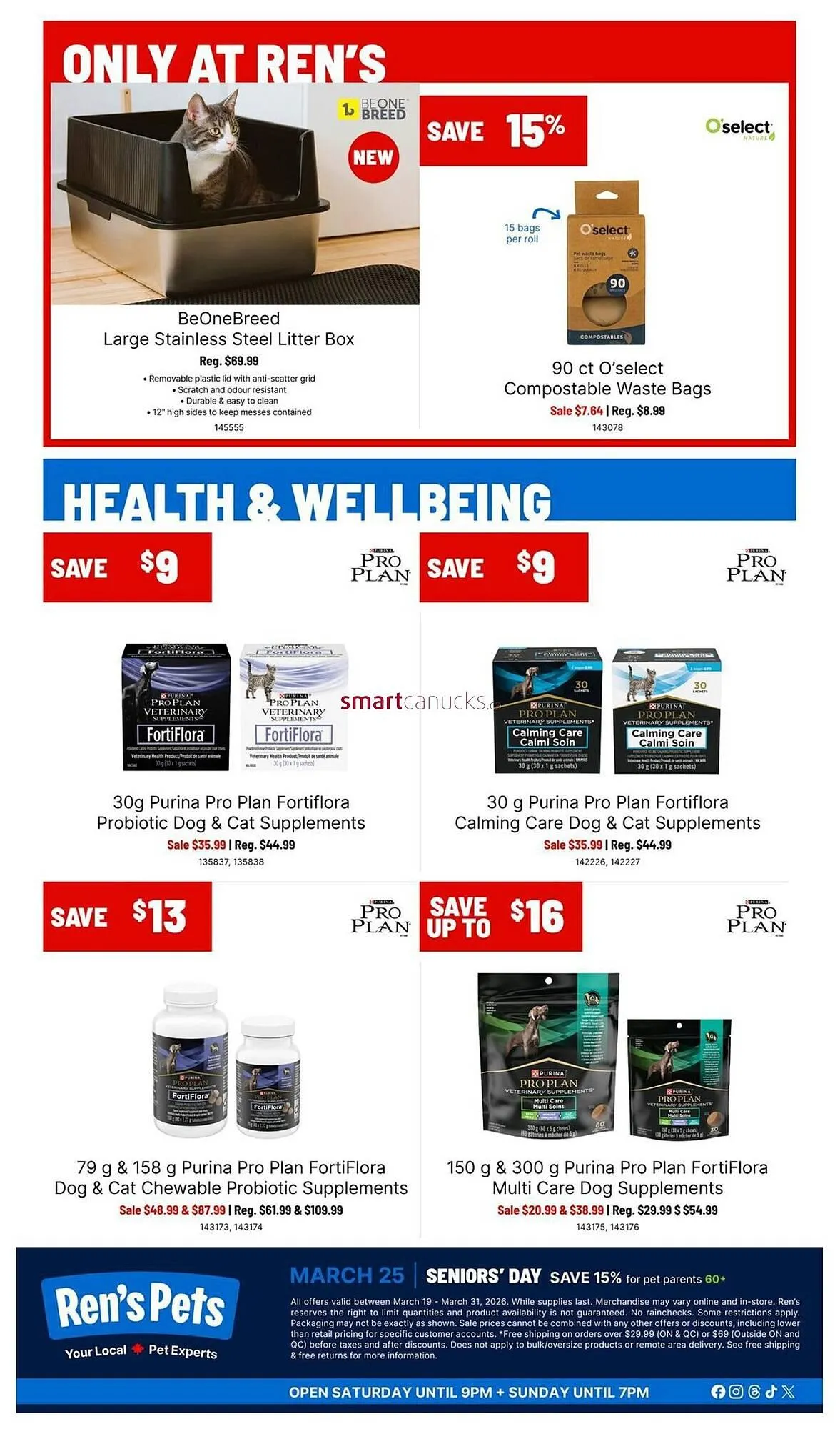 Ren’s Pets Depot flyer from March 19 to March 25 2026 - flyer page 7