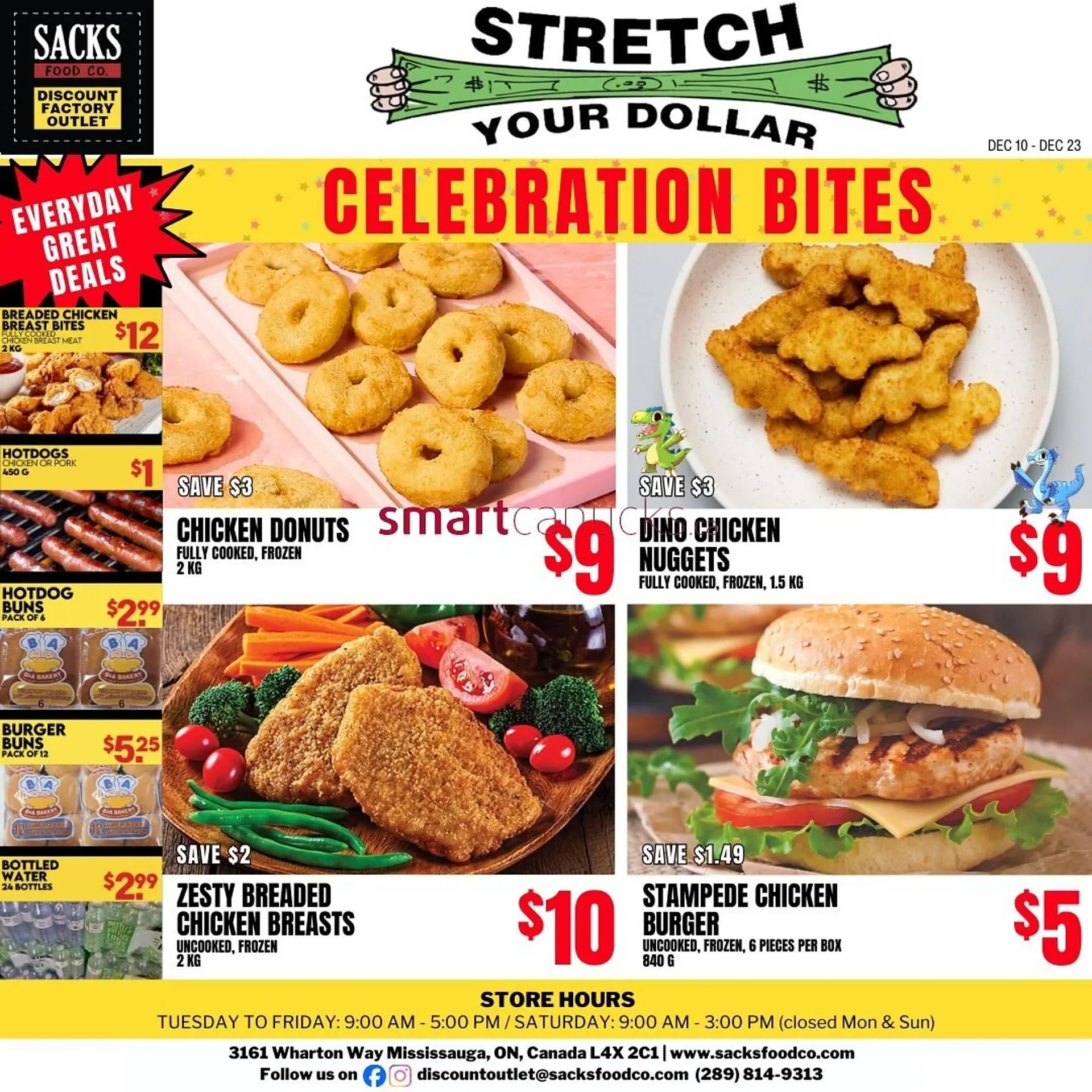 Sacks Food Co. flyer from December 10 to December 23 2025 - flyer page 1