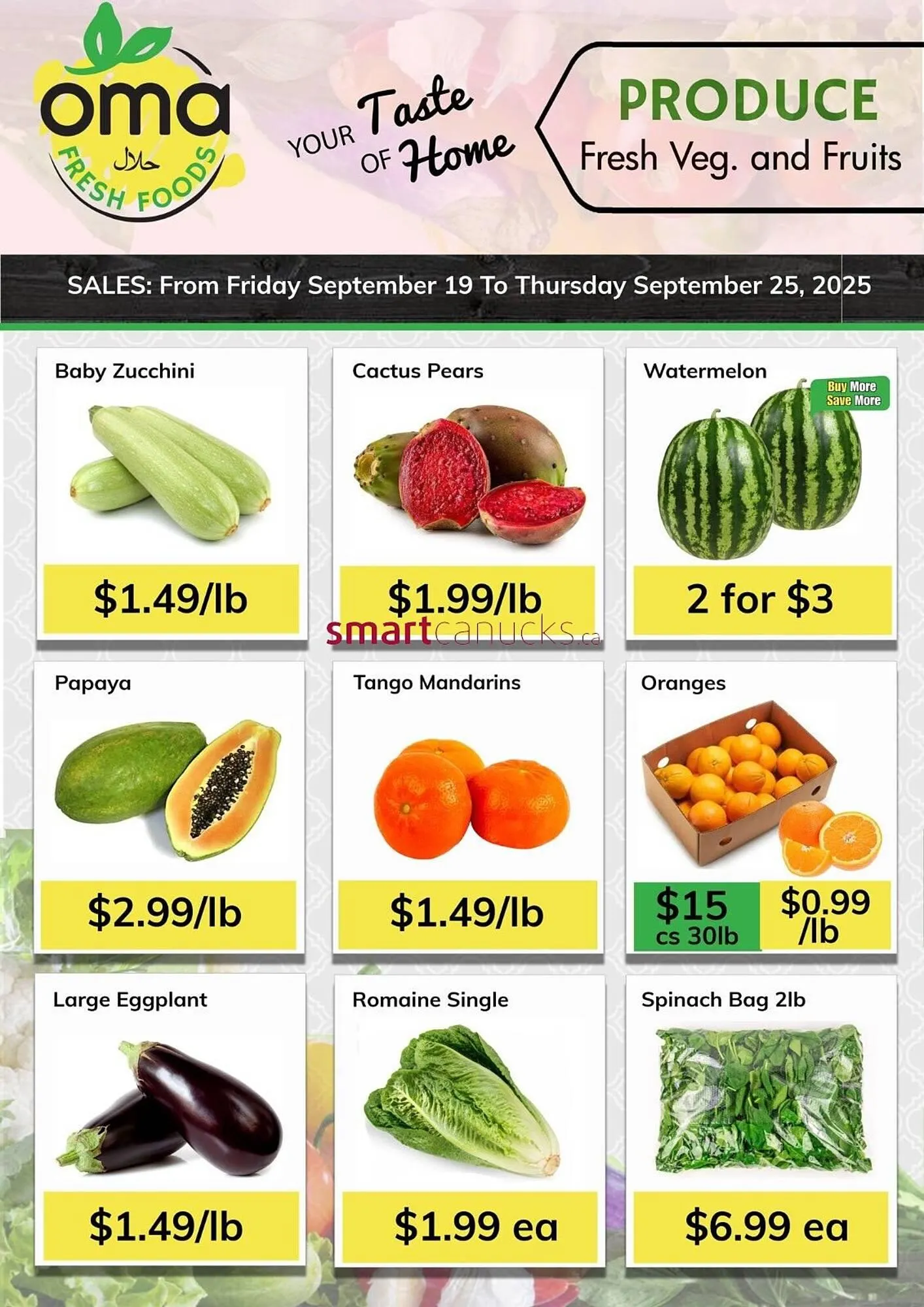 Oma Fresh Foods flyer from September 19 to September 25 2025 - flyer page 6