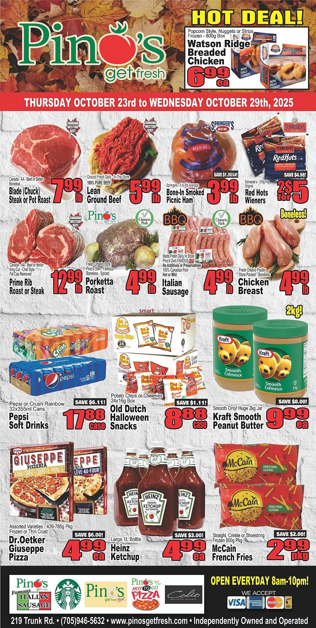 Pino's flyer from October 23 to October 29 2025 - flyer page 1