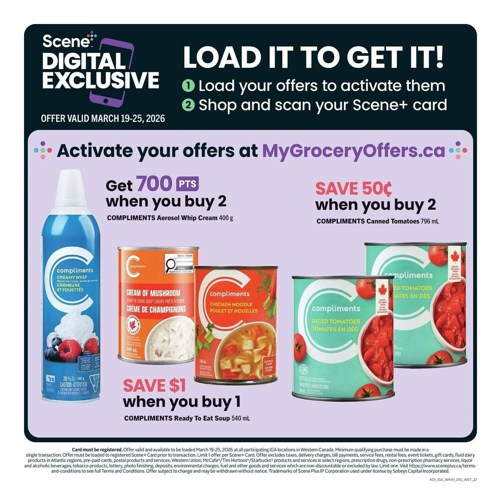 IGA flyer from March 20 to March 27 2026 - flyer page 13