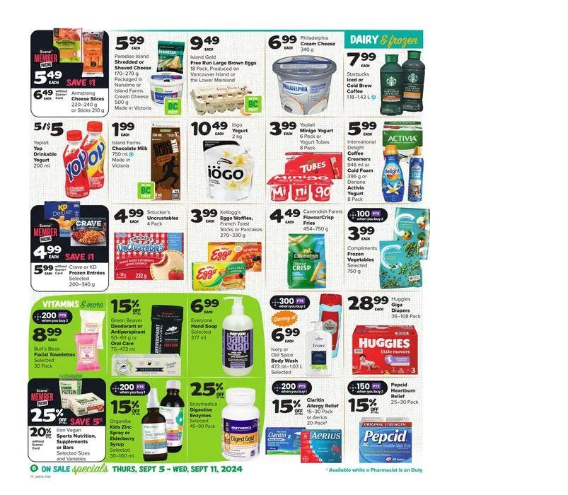 Current special promotions from September 5 to September 11 2024 - flyer page 7