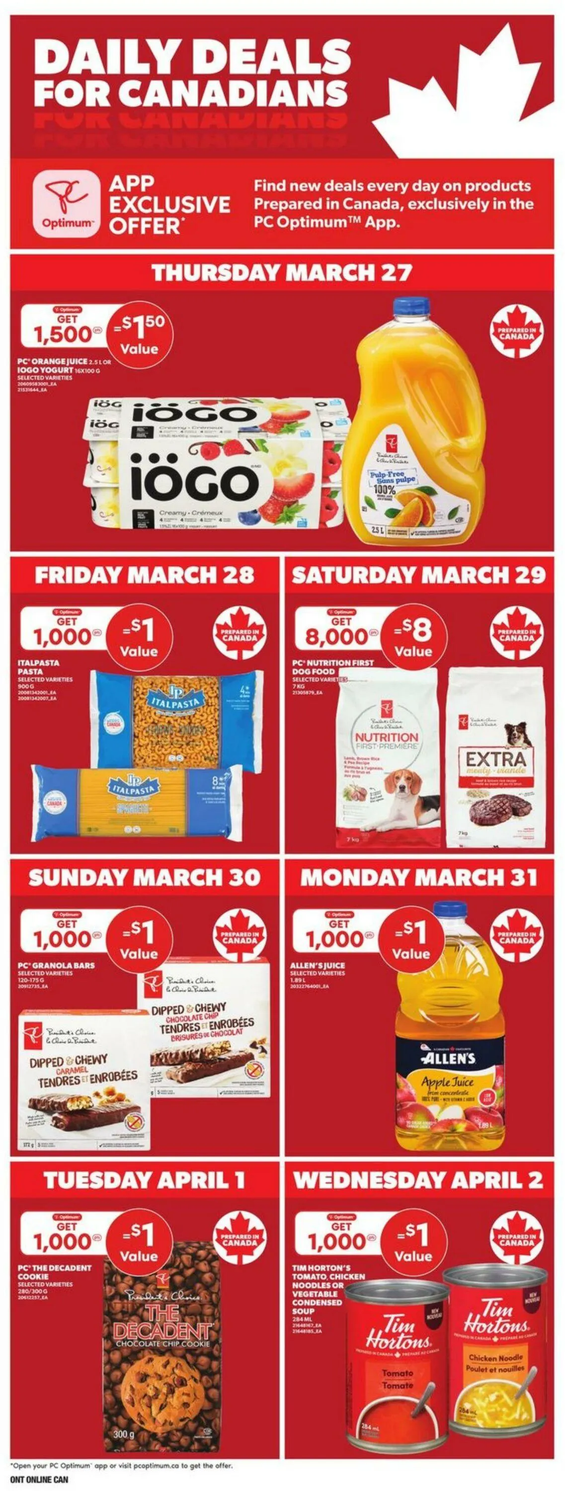 Independent Current flyer from March 27 to April 2 2025 - flyer page 1