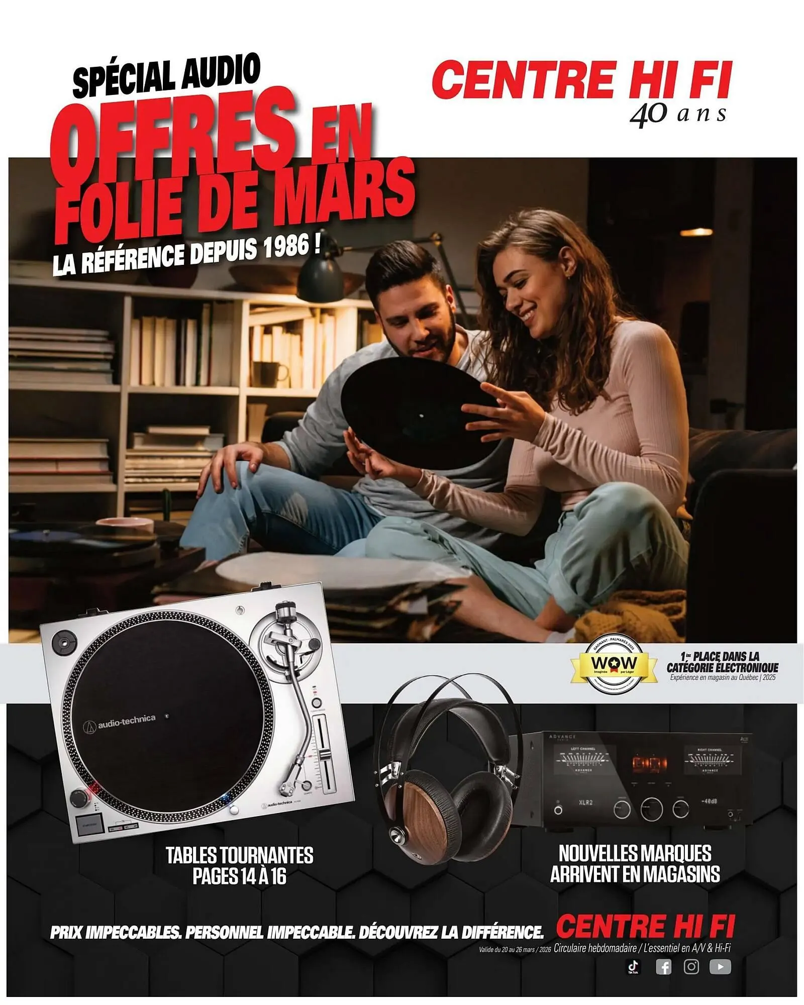 Centre Hi-Fi flyer from March 20 to March 26 2026 - flyer page 1