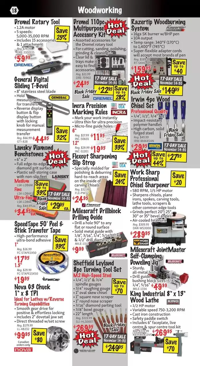 KMS Tools November 2024 Black Friday Sale from November 1 to November 15 2024 - flyer page 18