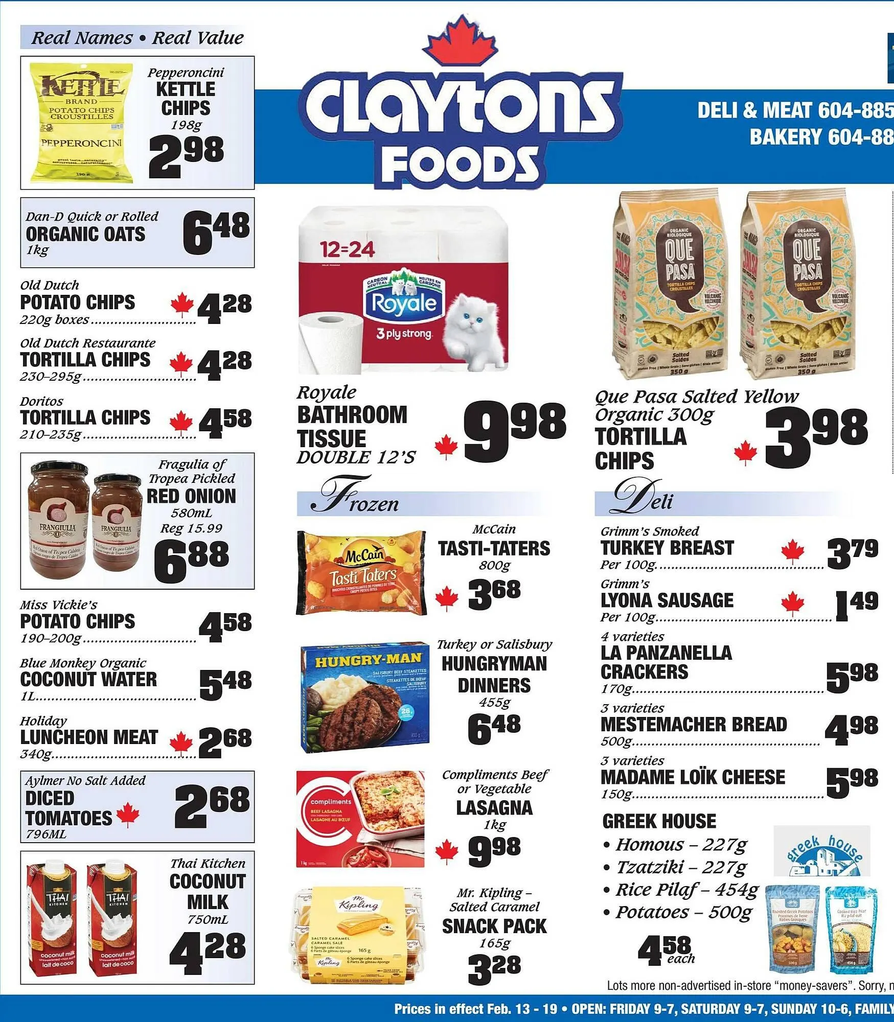 Claytons Heritage Market flyer from February 13 to February 19 2026 - flyer page 2