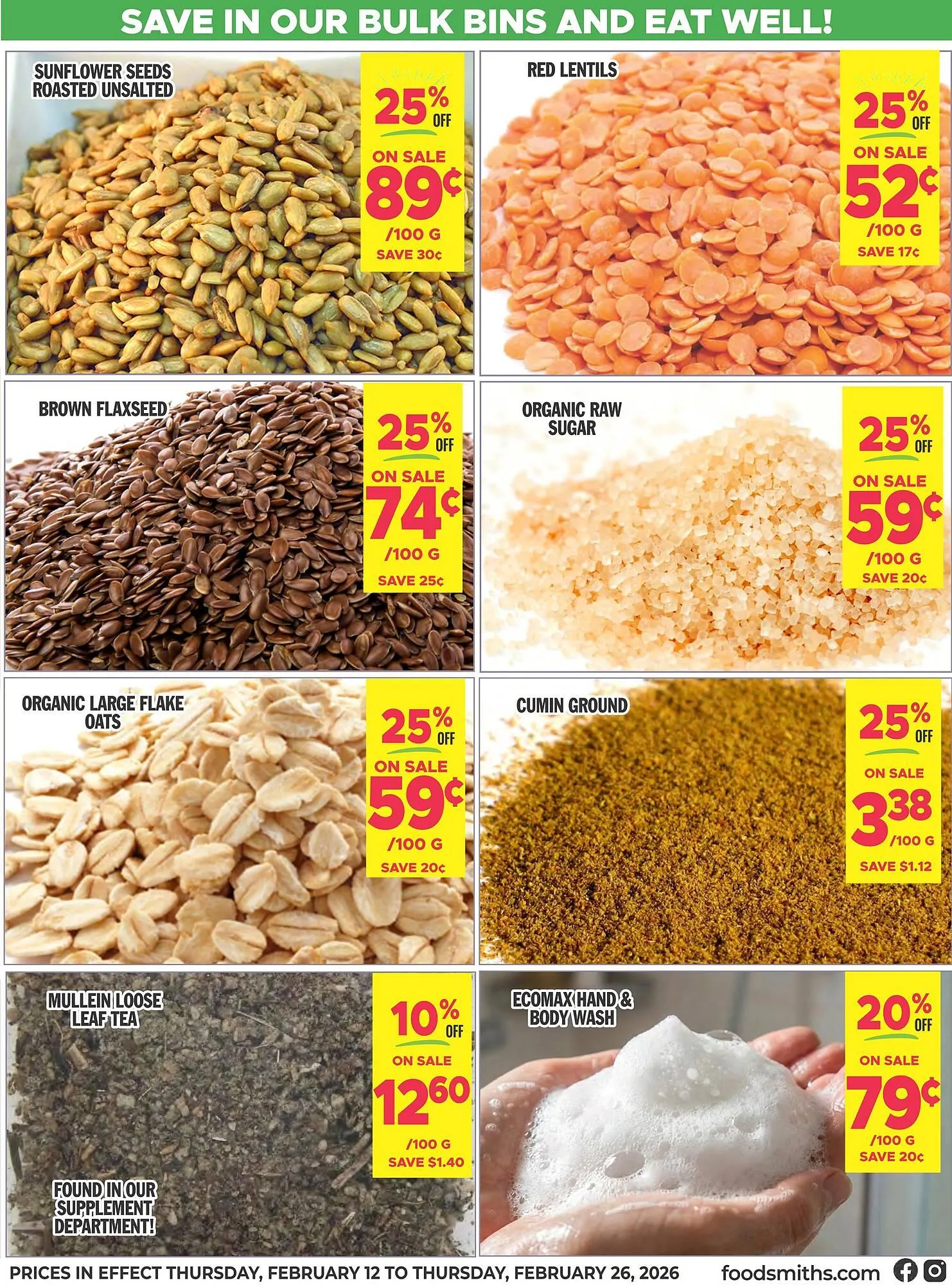 Foodsmiths flyer from February 12 to February 26 2026 - flyer page 15