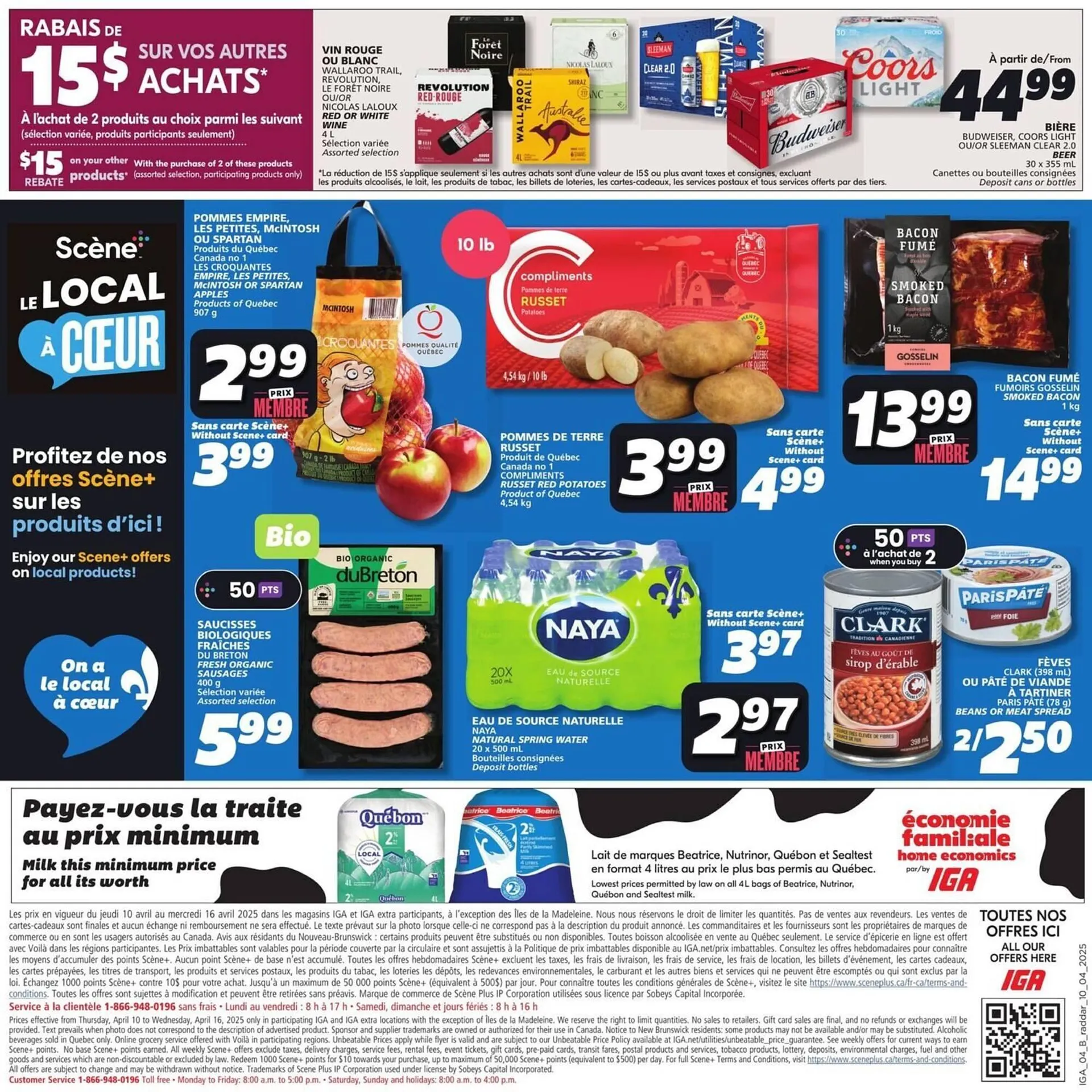 IGA flyer from April 10 to April 24 2025 - flyer page 3