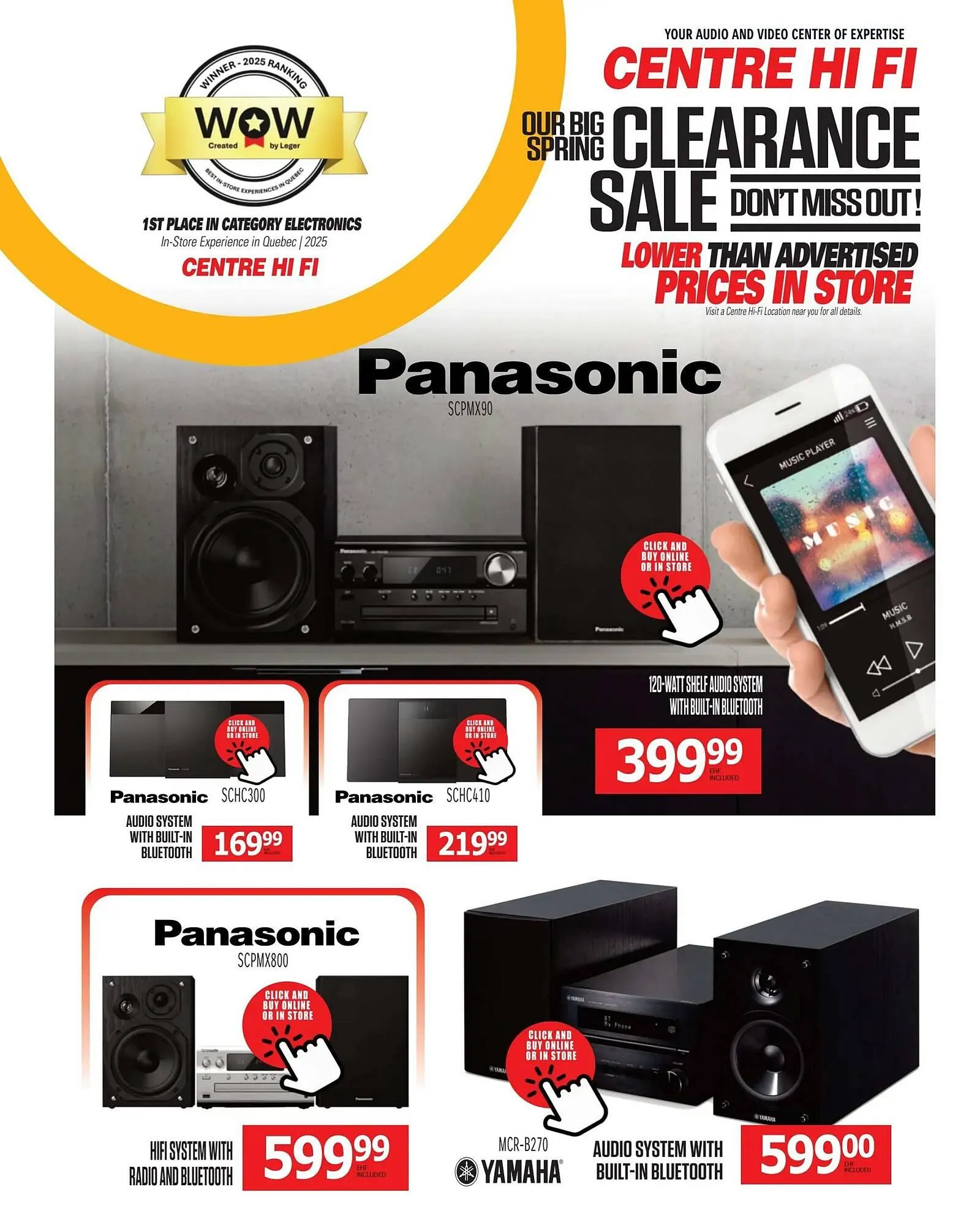 Centre Hi-Fi flyer from April 11 to April 17 2025 - flyer page 55