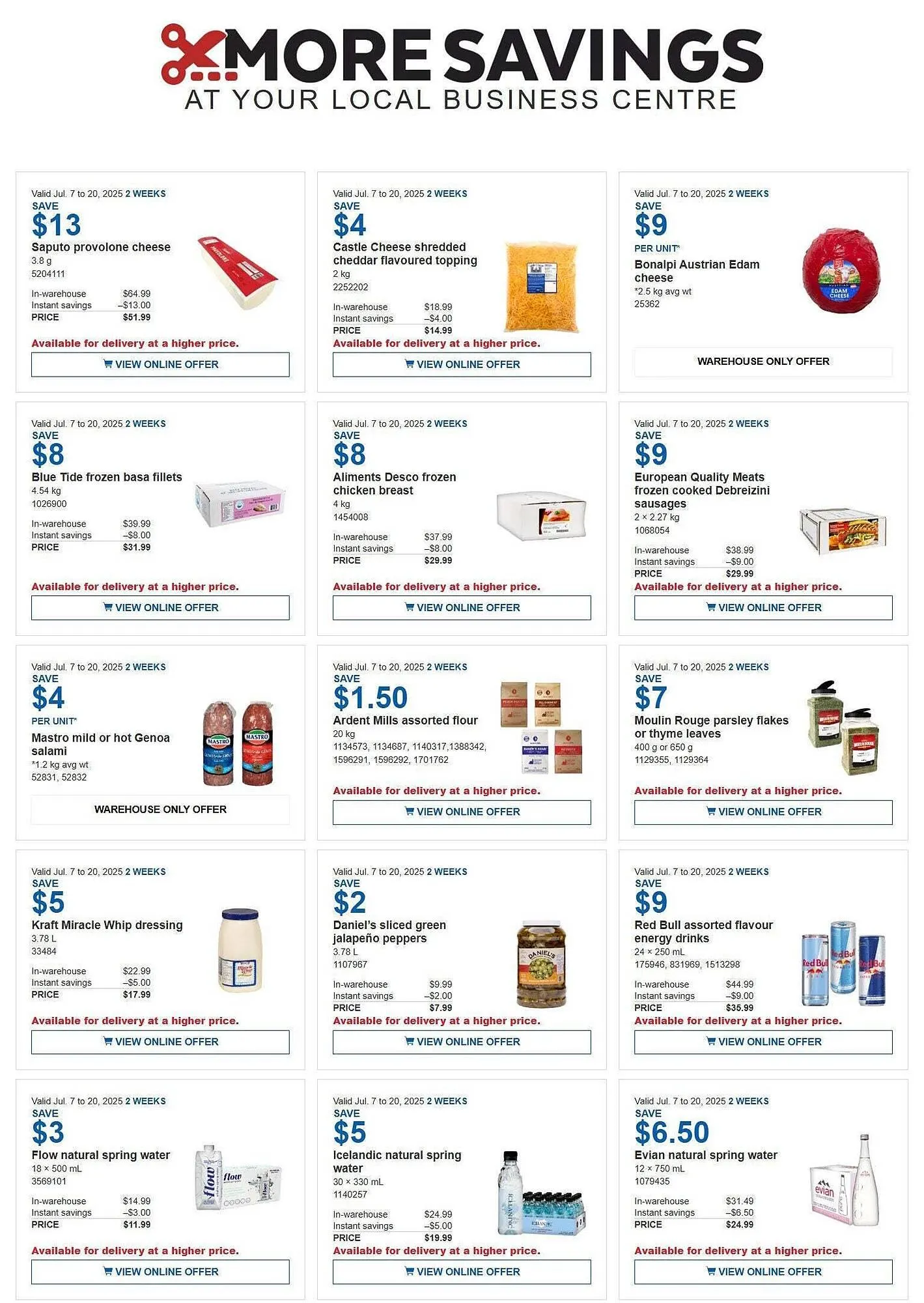 Costco flyer from July 7 to July 21 2025 - flyer page 1