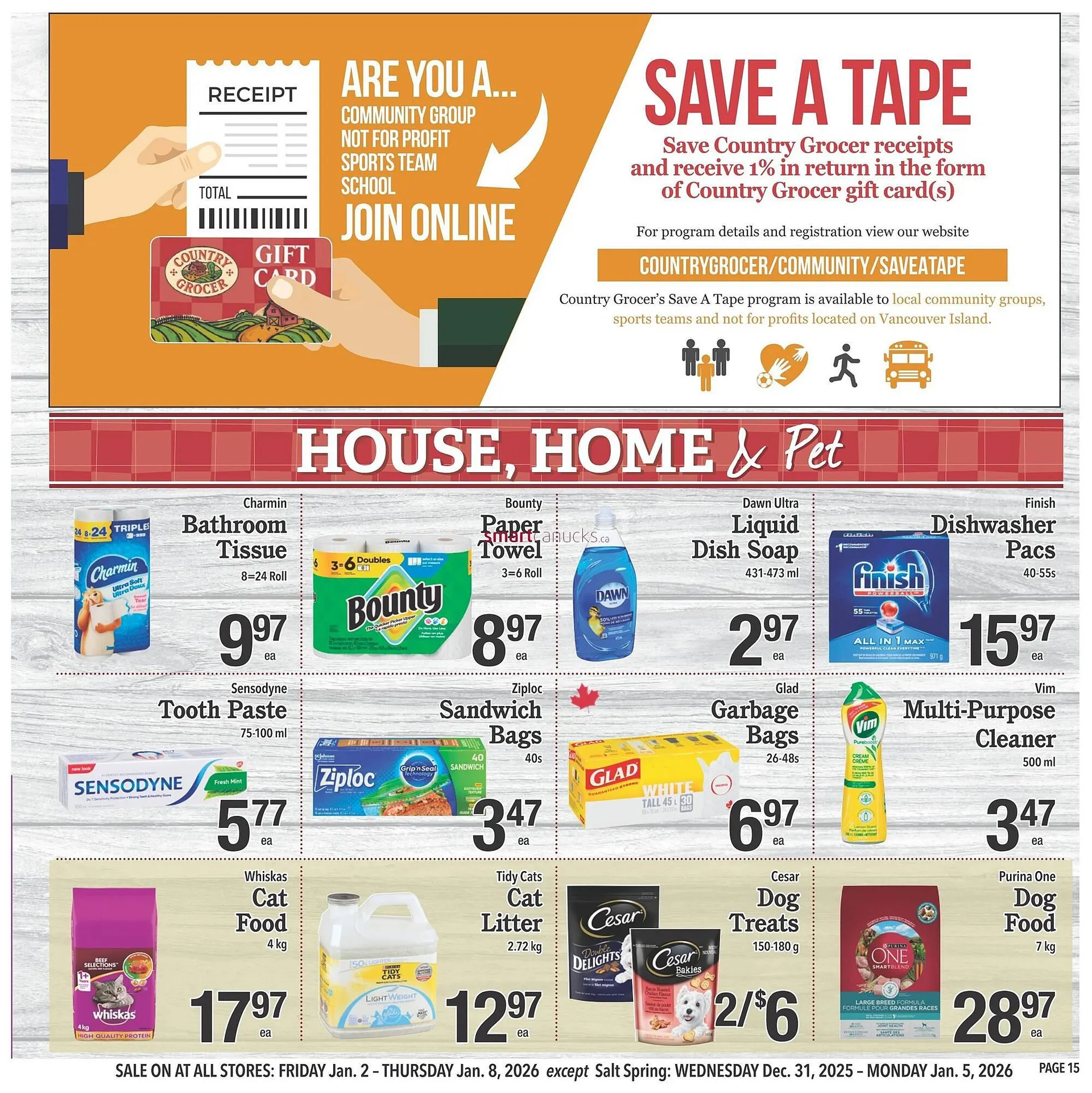 Country Grocer flyer from January 2 to January 8 2026 - flyer page 15