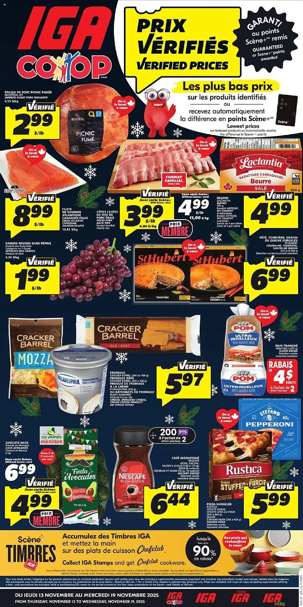 IGA flyer from November 13 to November 20 2025 - flyer page 1