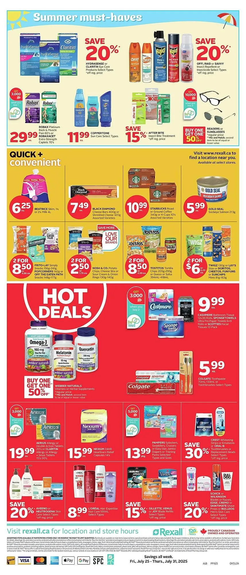 Rexall flyer from July 24 to August 7 2025 - flyer page 2