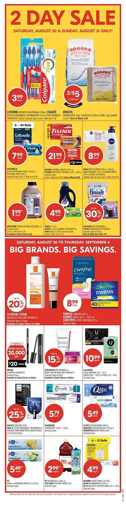 Shoppers Drug Mart flyer from August 29 to October 1 2025 - flyer page 3