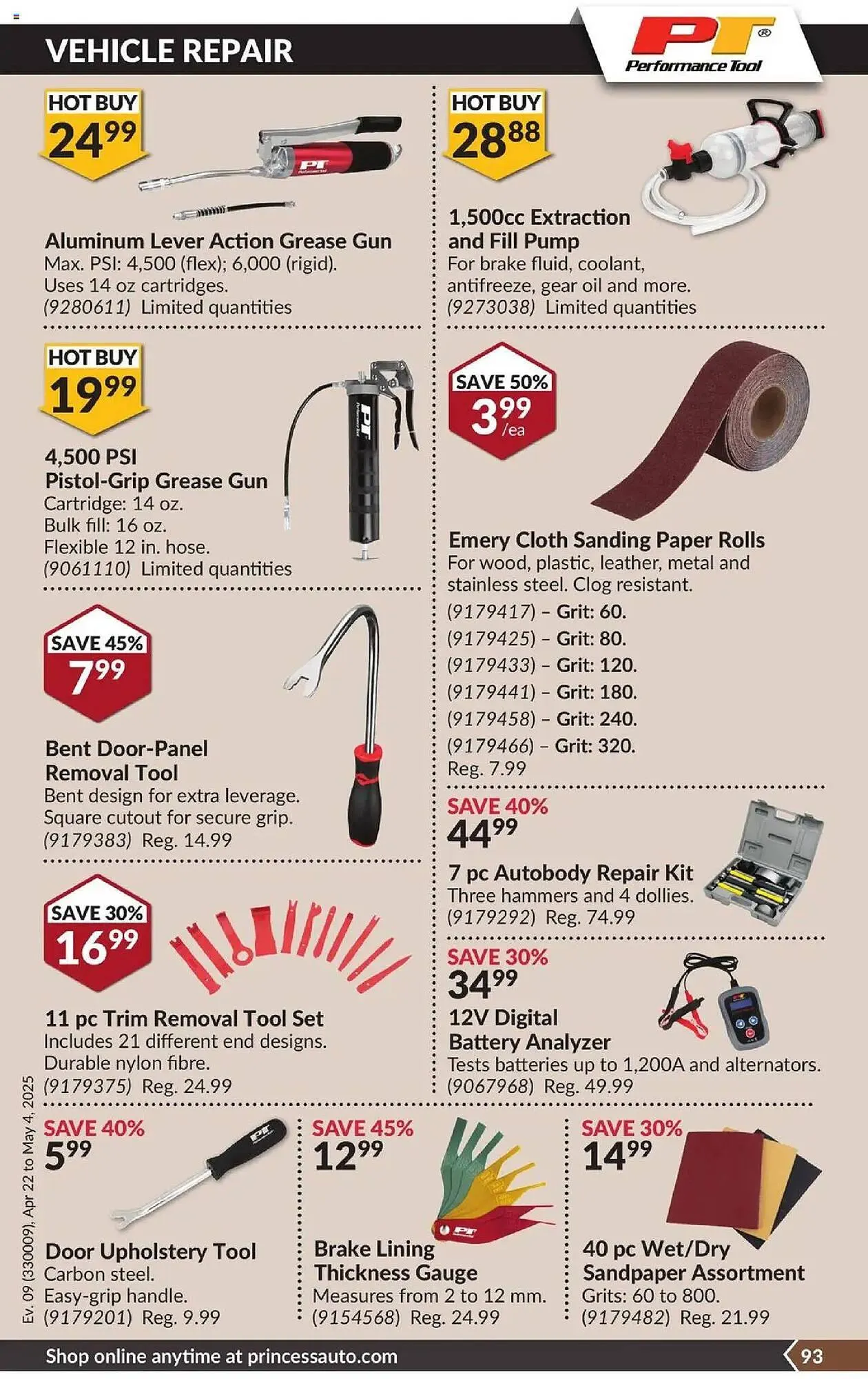 Princess Auto flyer from April 22 to May 4 2025 - flyer page 98