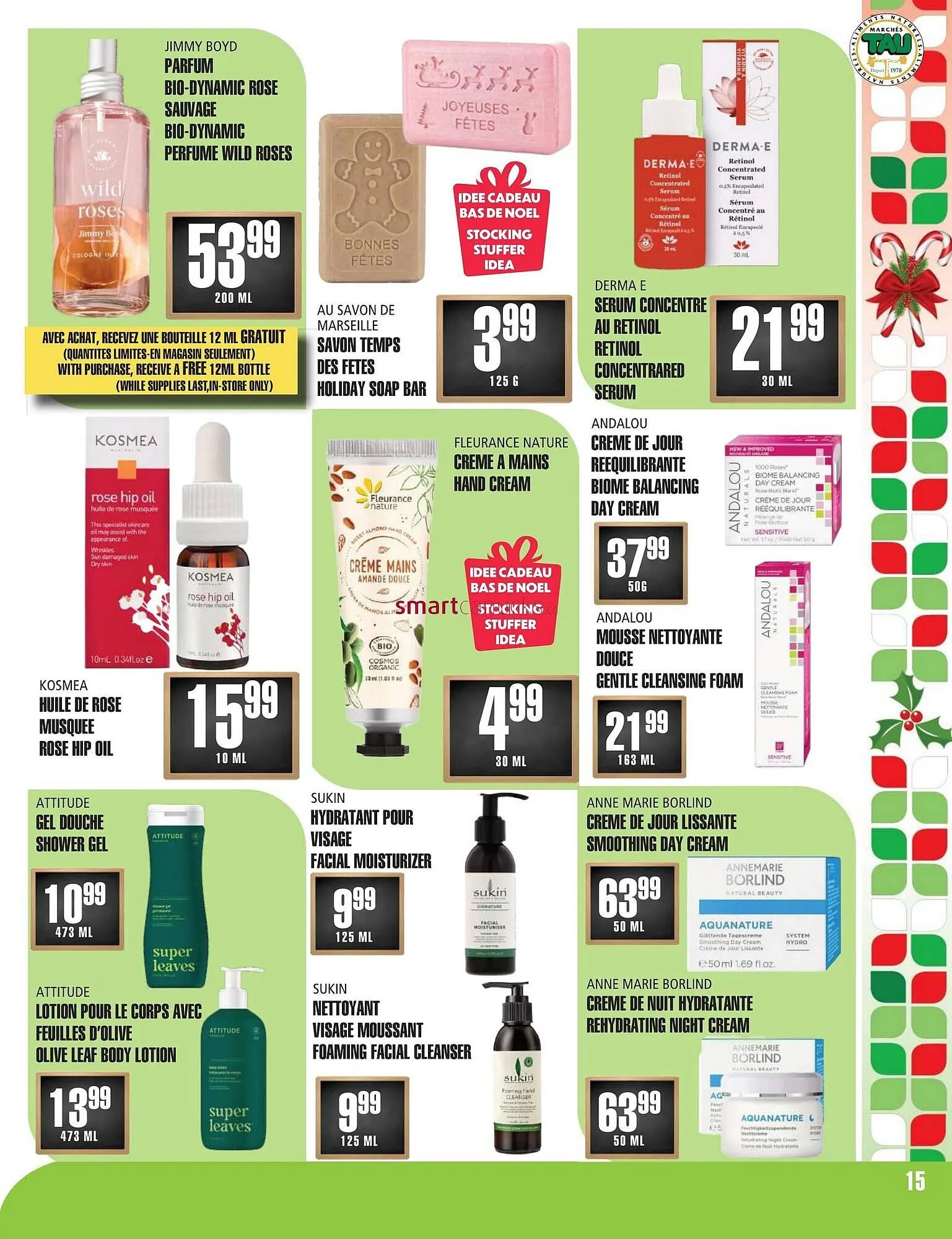 Marches Tau flyer from November 3 to November 12 2025 - flyer page 15