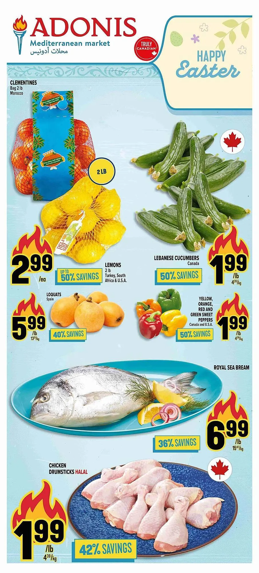 Marché Adonis flyer from April 10 to April 24 2025 - flyer page 1