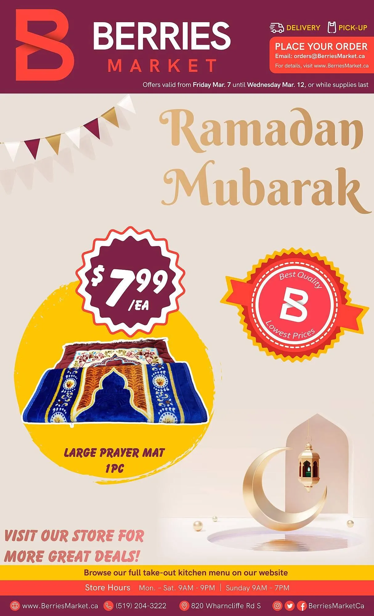 Berries Market flyer from March 13 to March 19 2025 - flyer page 1