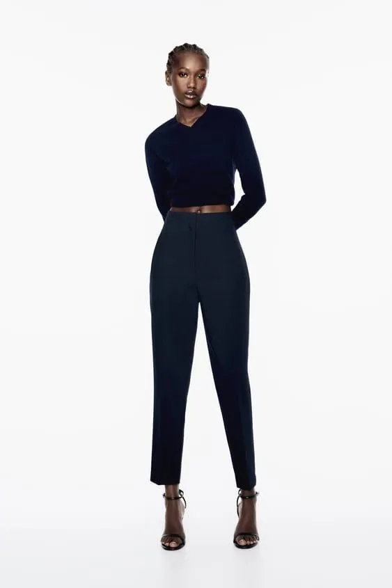 PANTALONI A VITA ALTA