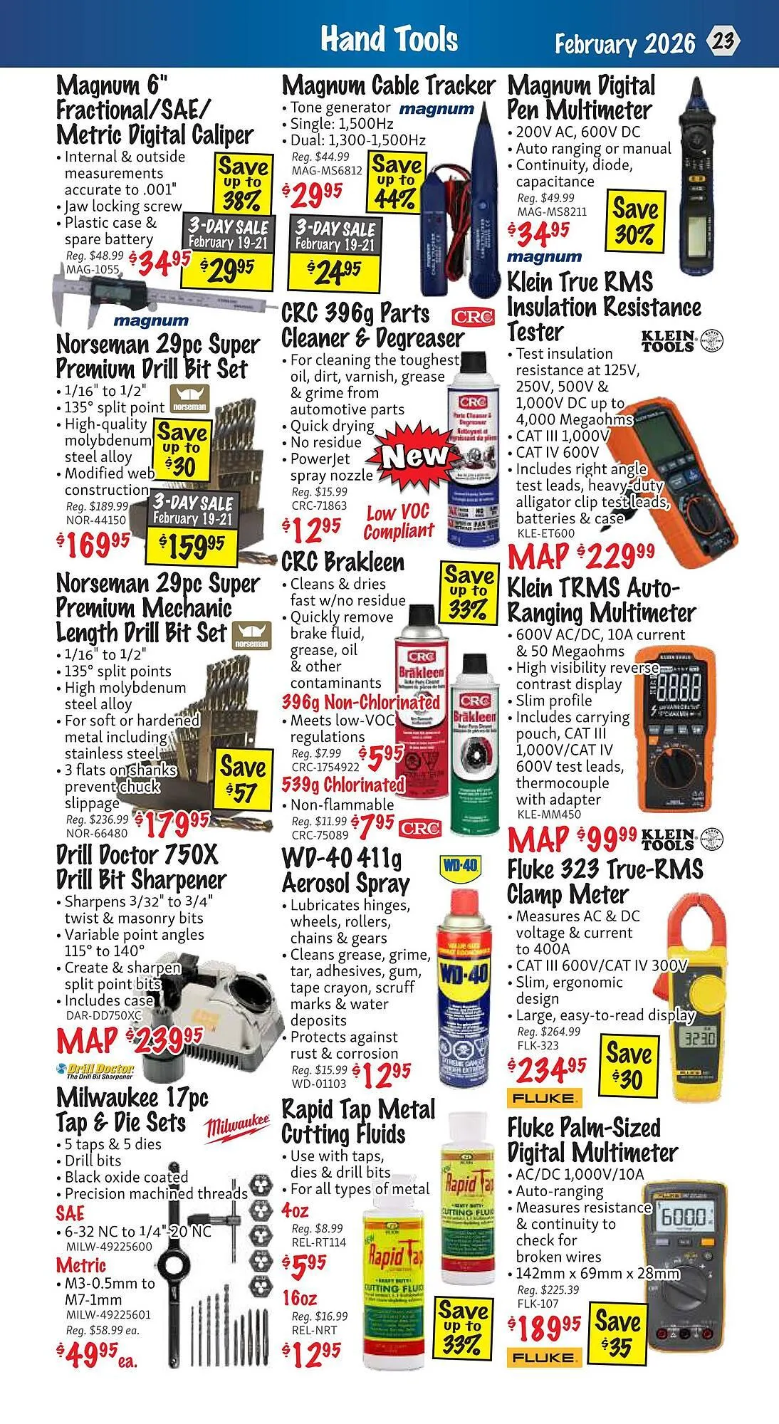 KMS Tools flyer from February 1 to February 28 2026 - flyer page 23
