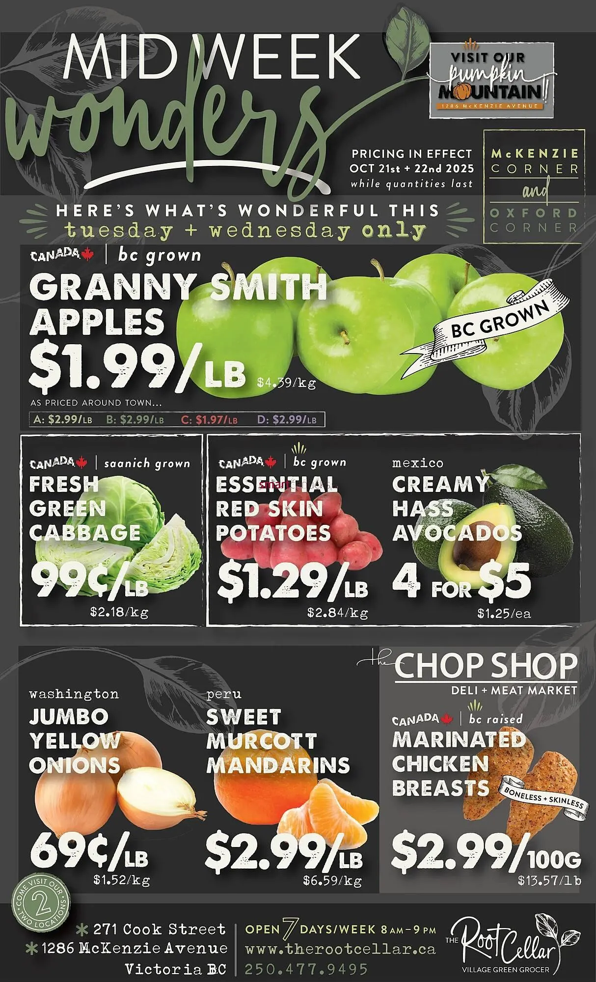 The Root Cellar flyer from October 21 to October 27 2025 - flyer page 1