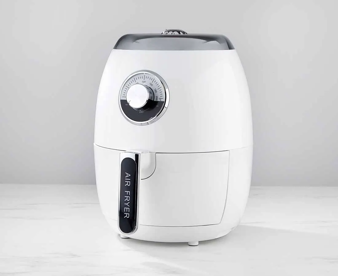 thinkkitchen Retro Air Fryer, 2.5 L, White