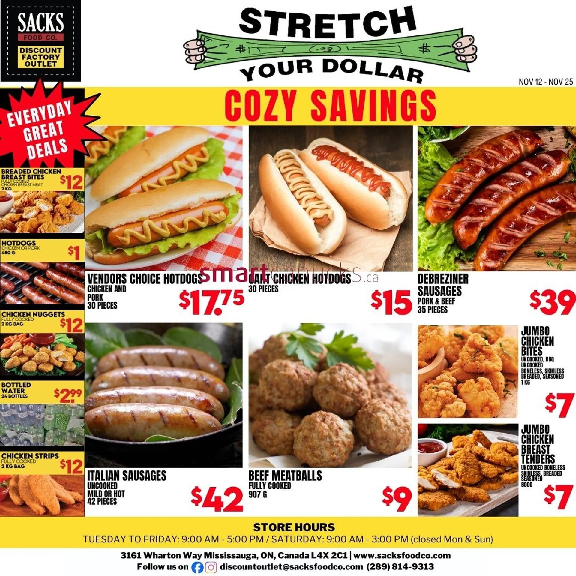 Sacks Food Co. flyer from November 13 to December 10 2025 - flyer page 1