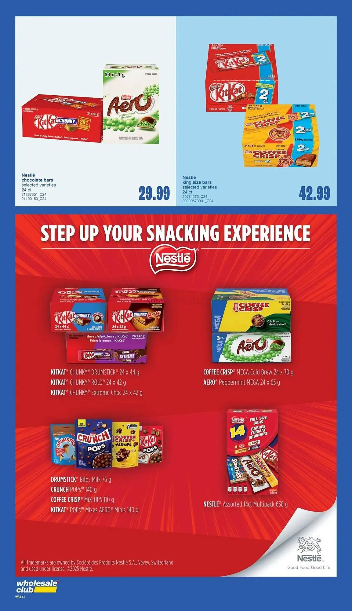 Wholesale Club flyer from July 31 to August 6 2025 - flyer page 41