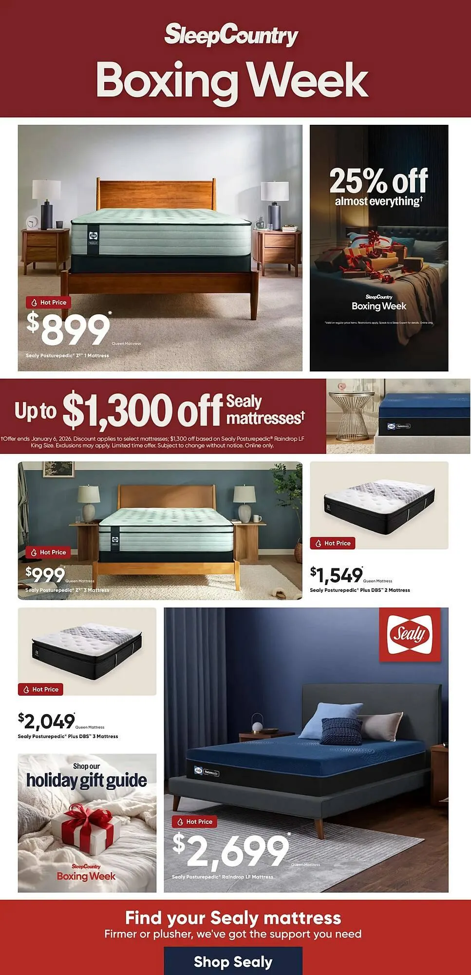 Sleep Country flyer from December 11 to December 17 2025 - flyer page 1