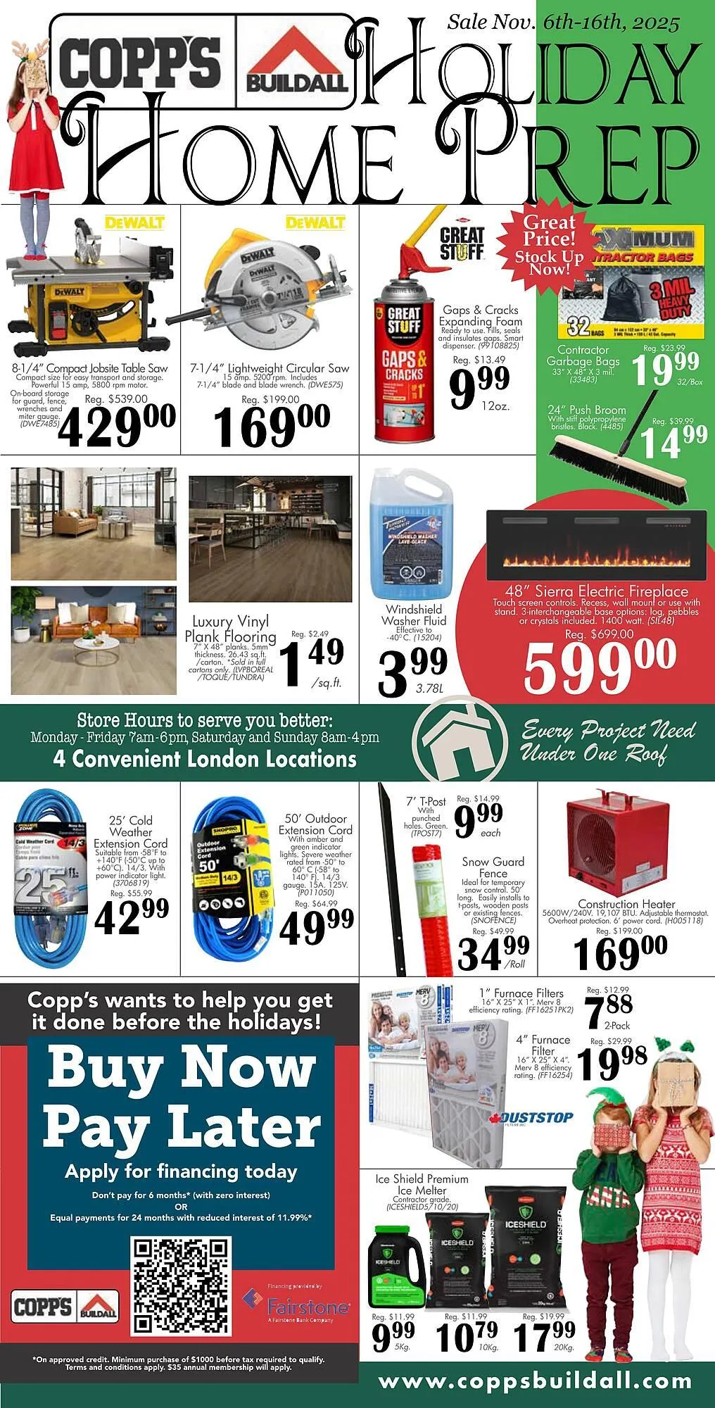 Copp's Buildall flyer from November 6 to November 12 2025 - flyer page 1