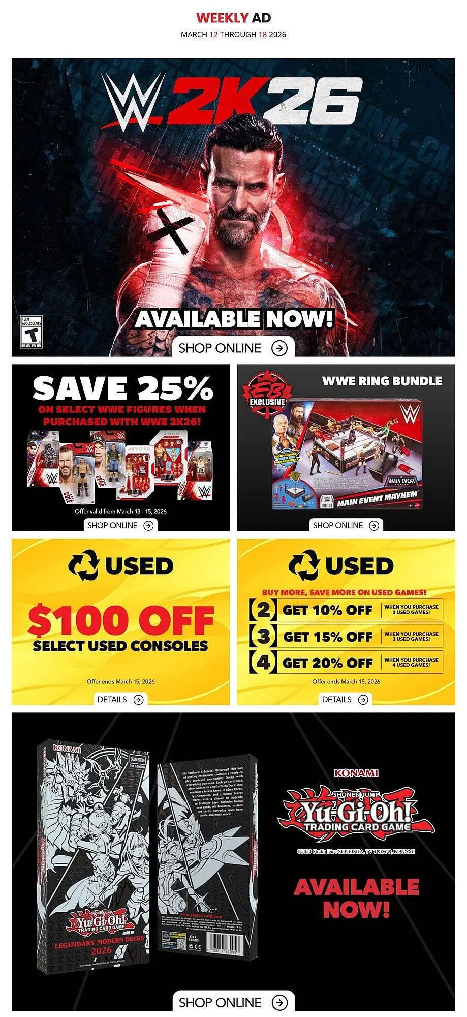 EB Games flyer from March 13 to March 20 2026 - flyer page 1