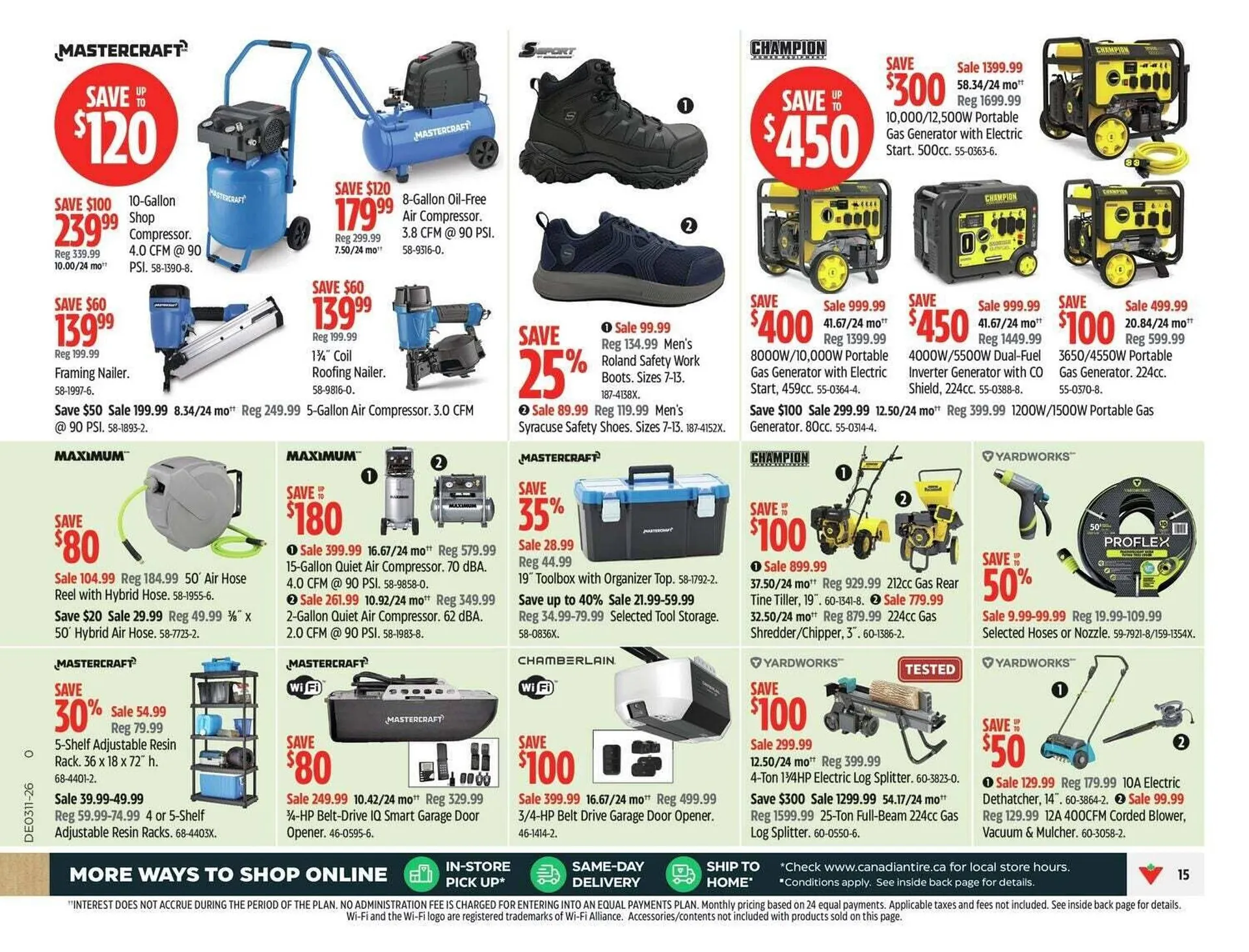 Canadian Tire flyer from March 12 to April 2 2026 - flyer page 20
