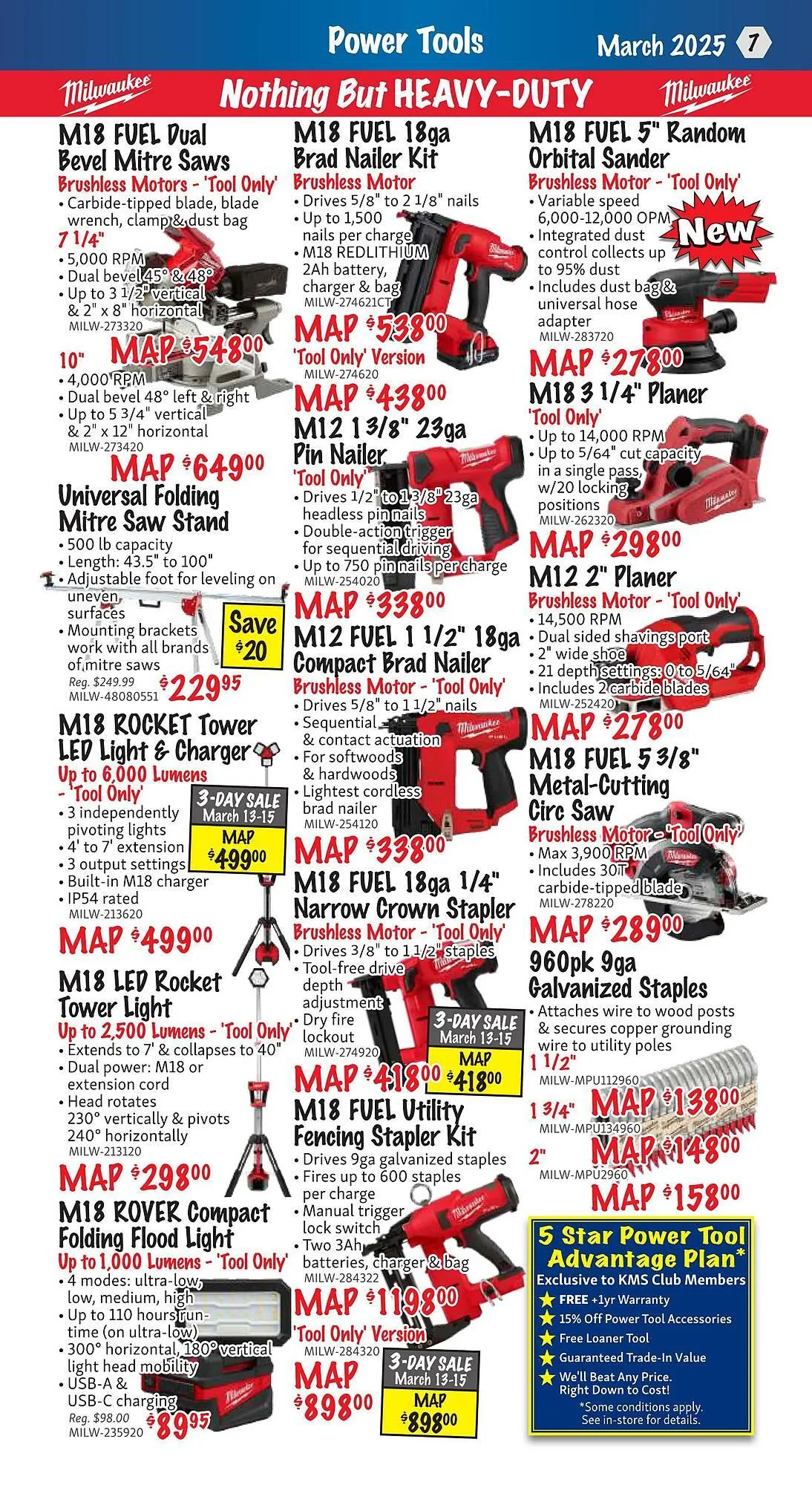 KMS Tools flyer from March 1 to March 31 2025 - flyer page 7