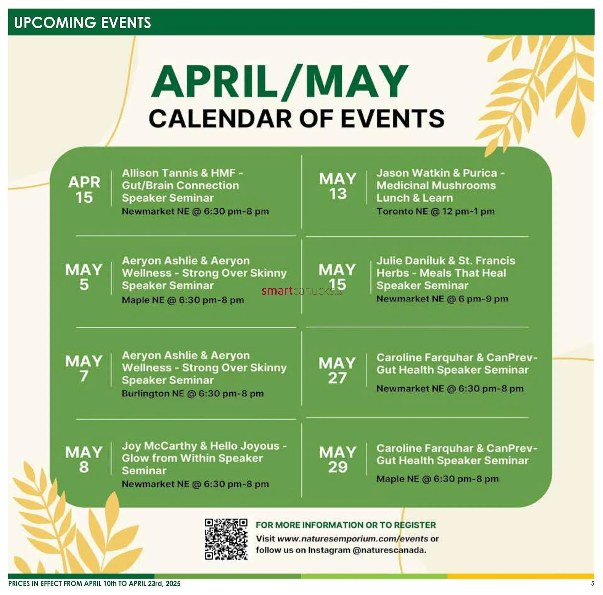 Nature's Emporium flyer from April 11 to April 17 2025 - flyer page 5