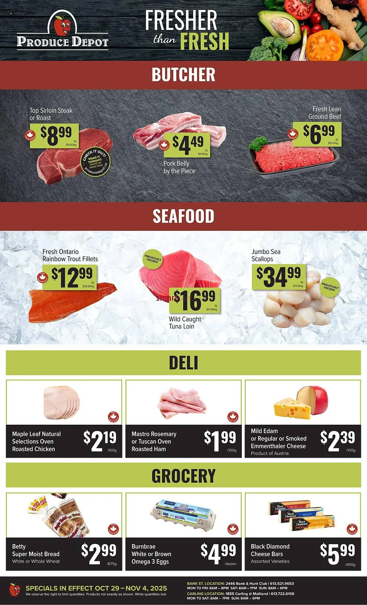 Produce Depot flyer from October 29 to November 4 2025 - flyer page 2