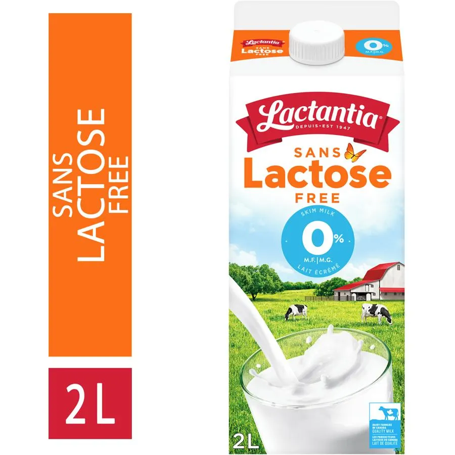 Sans Lactose Lait Écrémé 0 %