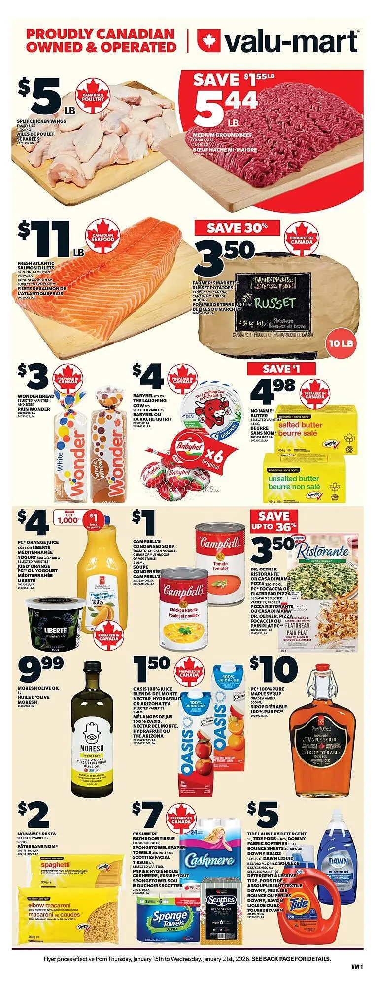 Valu-mart flyer from January 15 to January 21 2026 - flyer page 1