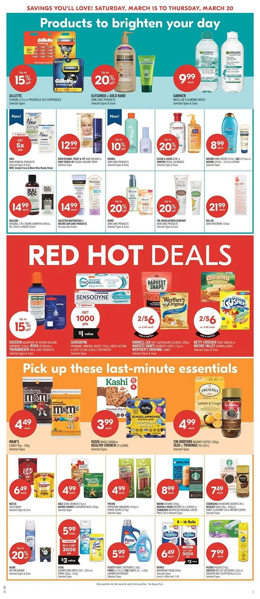 Shoppers Drug Mart flyer from March 15 to March 21 2025 - flyer page 9