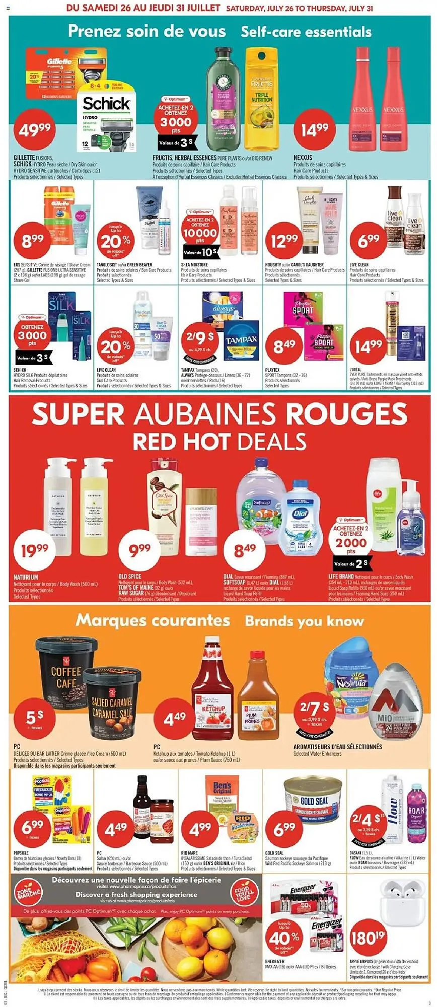 Pharmaprix flyer from July 26 to August 1 2025 - flyer page 17