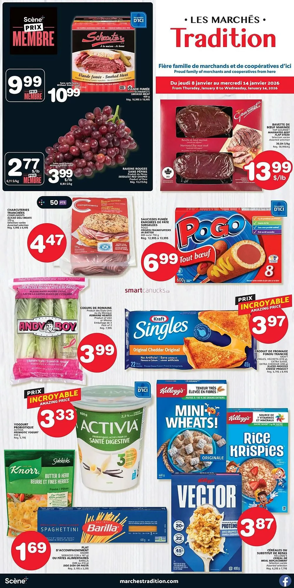 Marches Tradition flyer from January 8 to January 14 2026 - flyer page 1