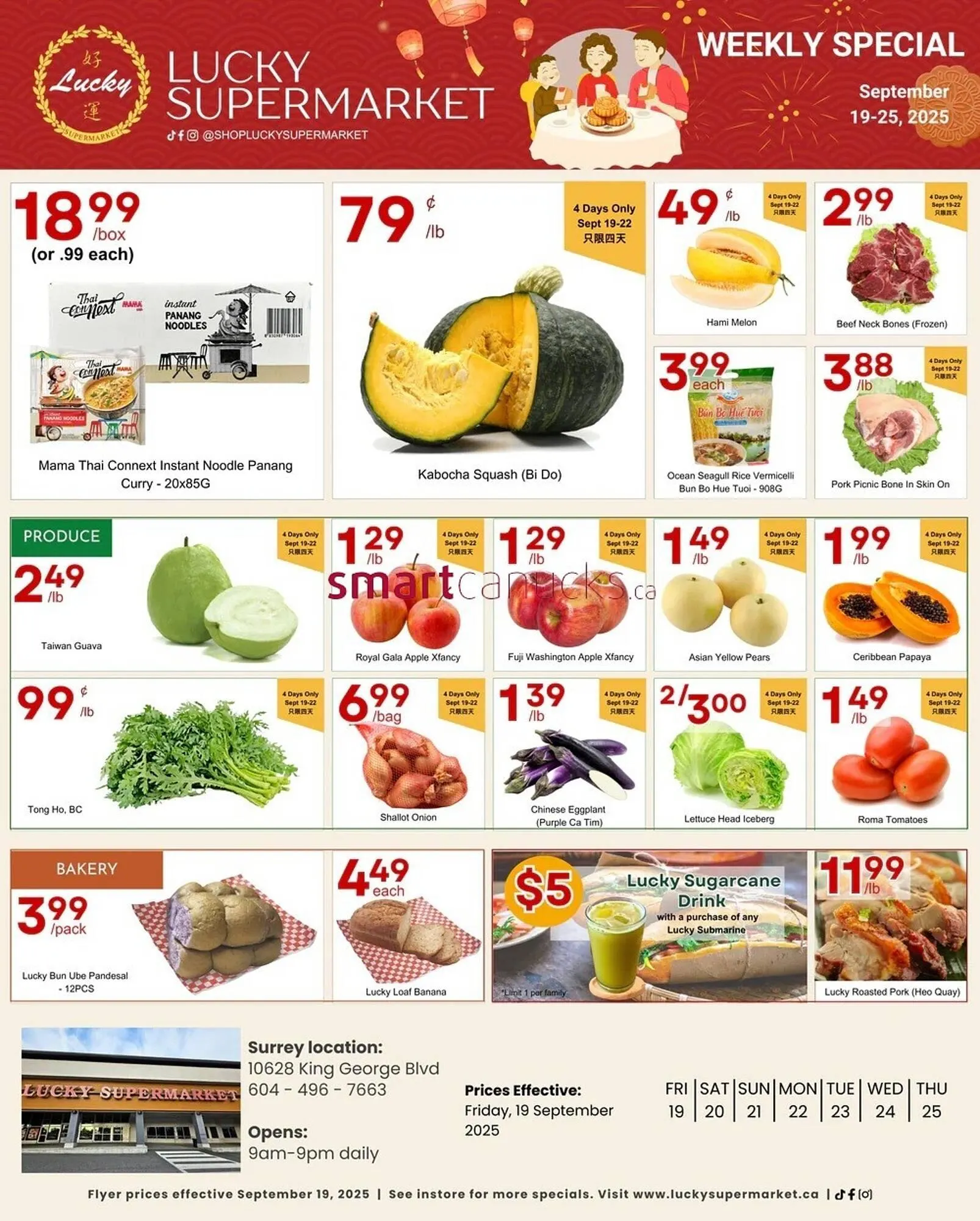 Lucky Supermarket flyer from September 19 to September 25 2025 - flyer page 1