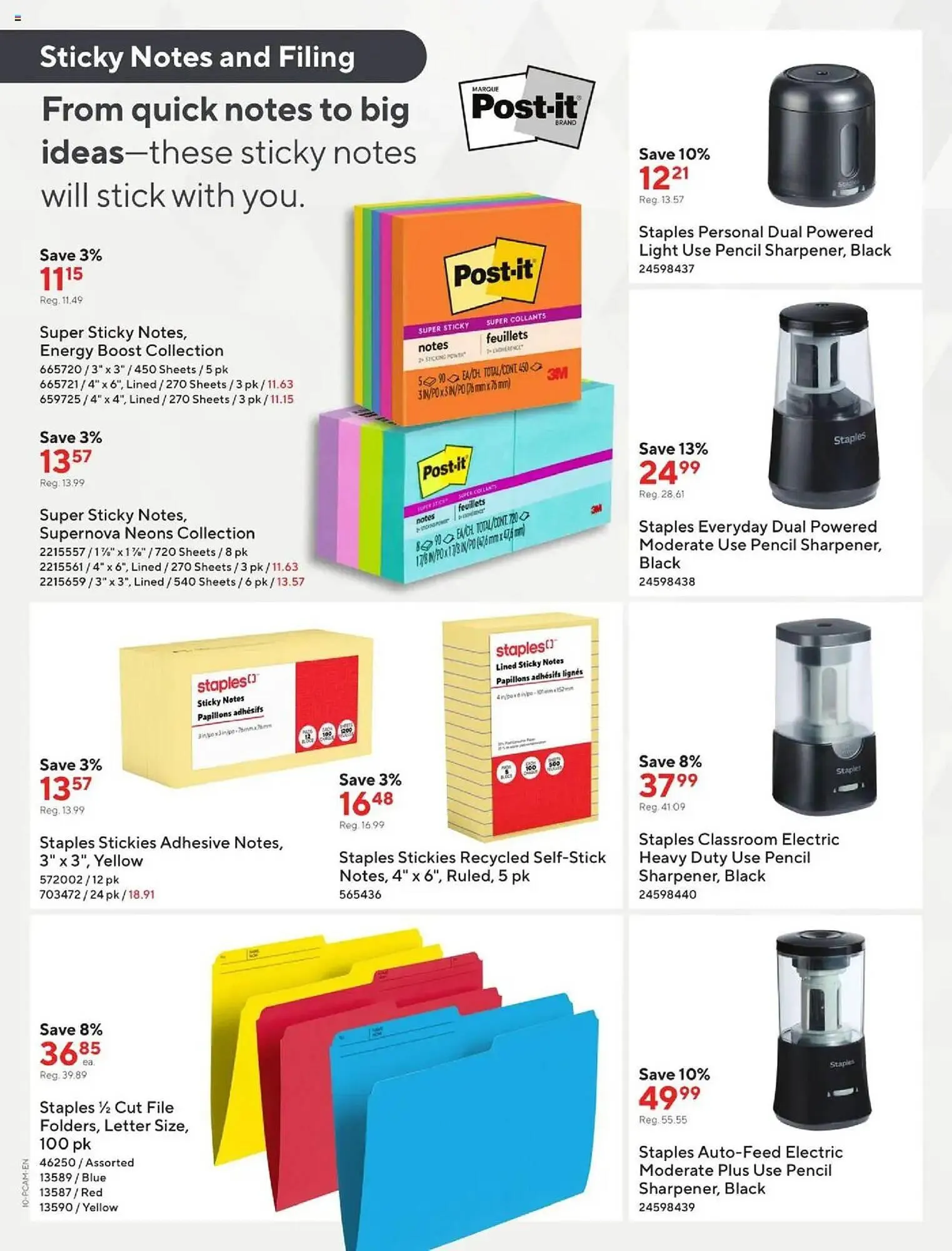 Staples flyer from September 5 to September 19 2025 - flyer page 10