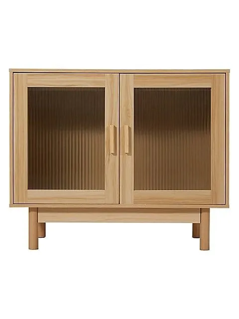 Fluted Glass Sideboard
