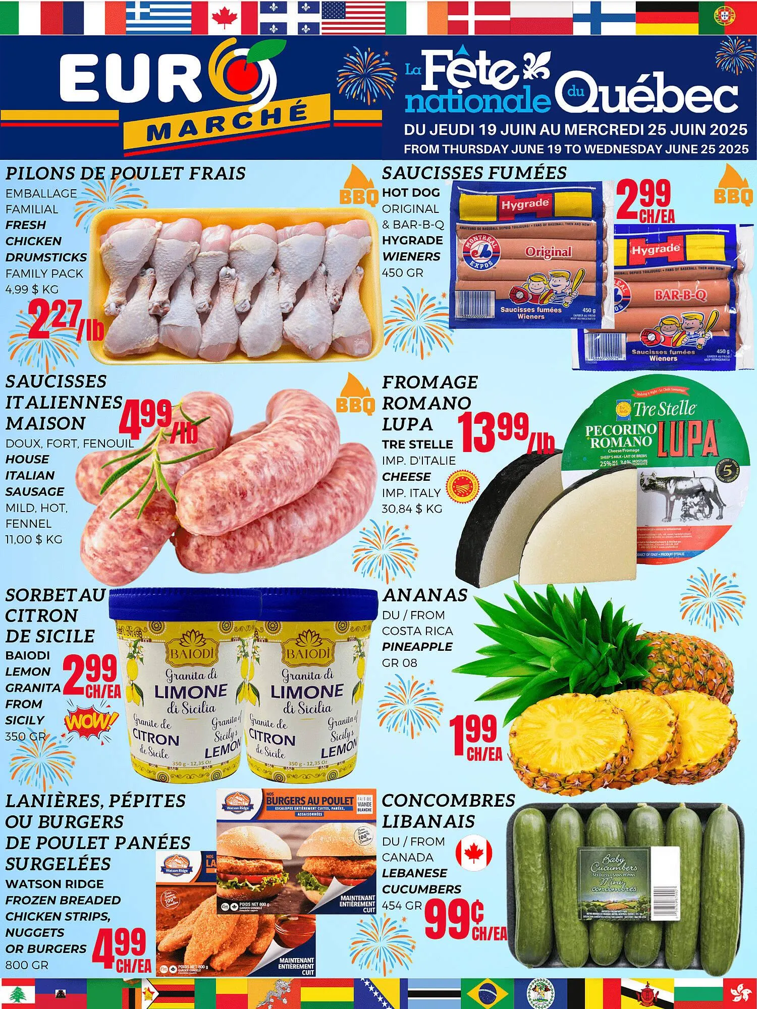 Euromarché flyer from June 19 to June 25 2025 - flyer page 1