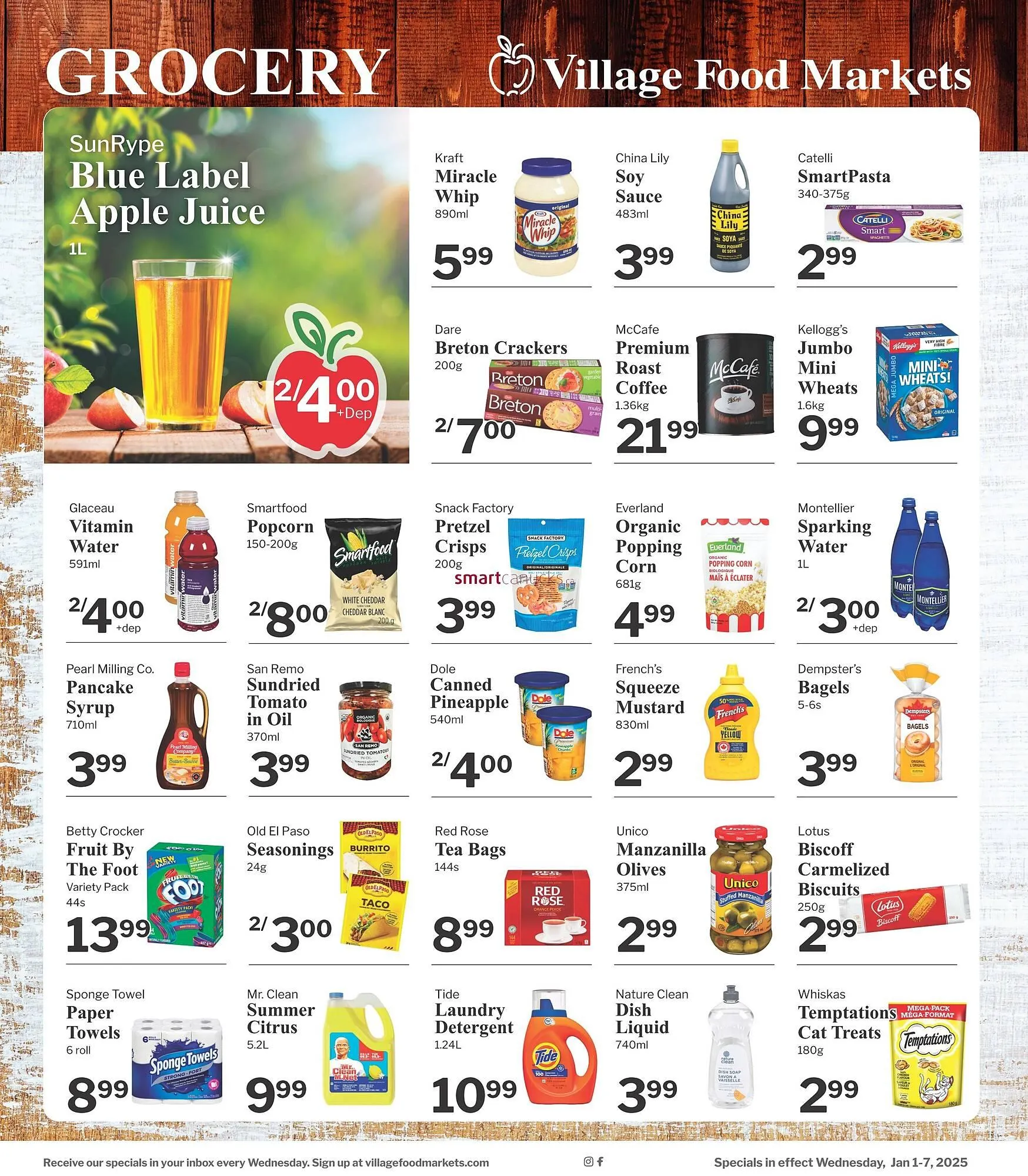Village Food Markets flyer from December 31 to January 7 2025 - flyer page 2