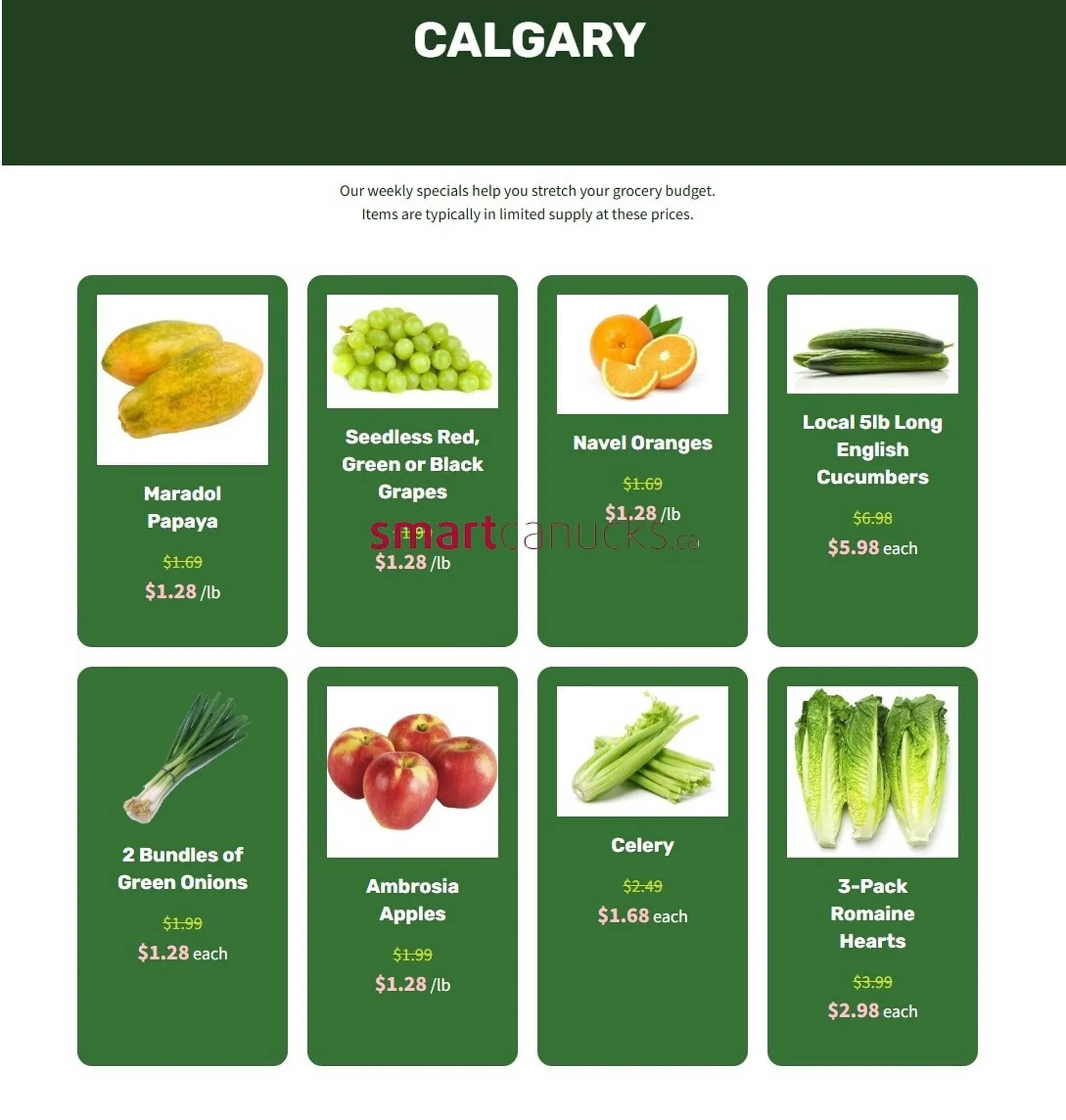 H&W Produce flyer - 1