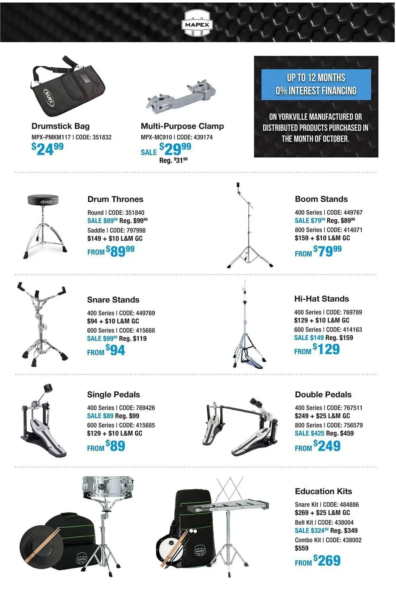 Long & McQuade flyer from October 9 to October 31 2025 - flyer page 40