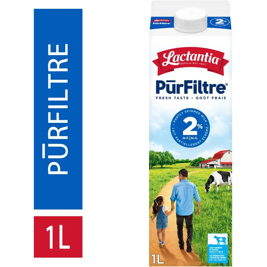Pūrfiltre Lait Partiellement Écrémé 2%