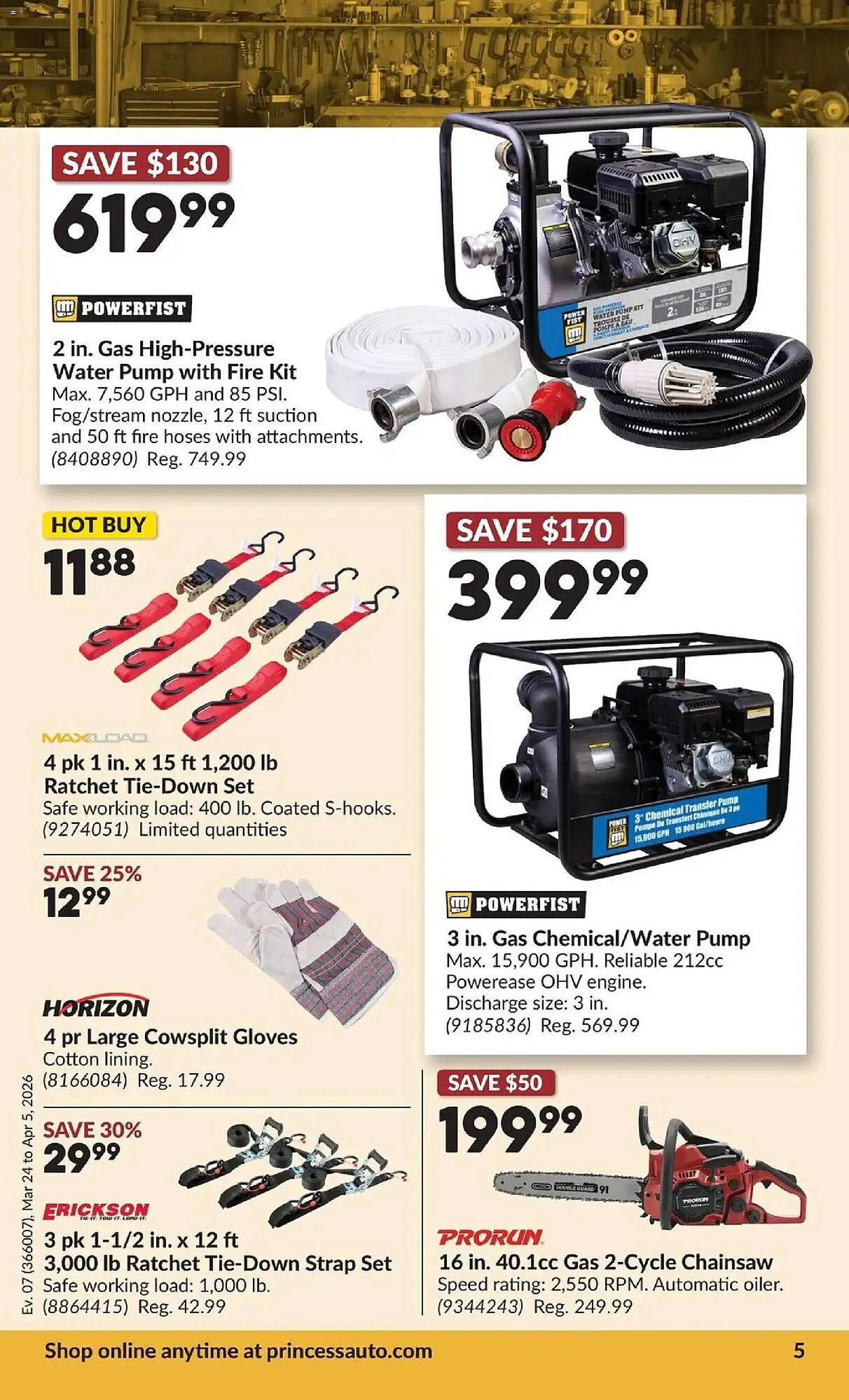 Princess Auto flyer from March 24 to April 6 2026 - flyer page 13